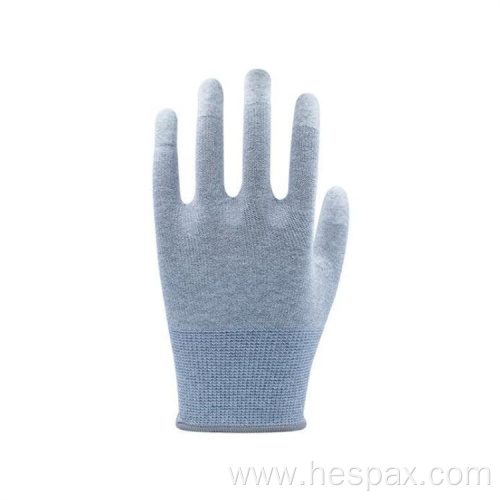 Hespax DMF Free Waterbased PU Fingertips Work Gloves
